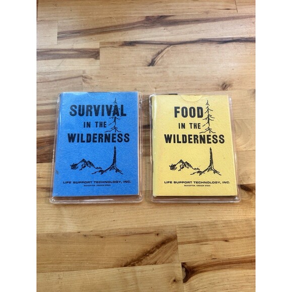 Vintage Pocket N Pak Library Food & Survival In The Wilderness Booklet Manual - Picture 1 of 6